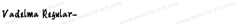 Vadelma Regular字体转换